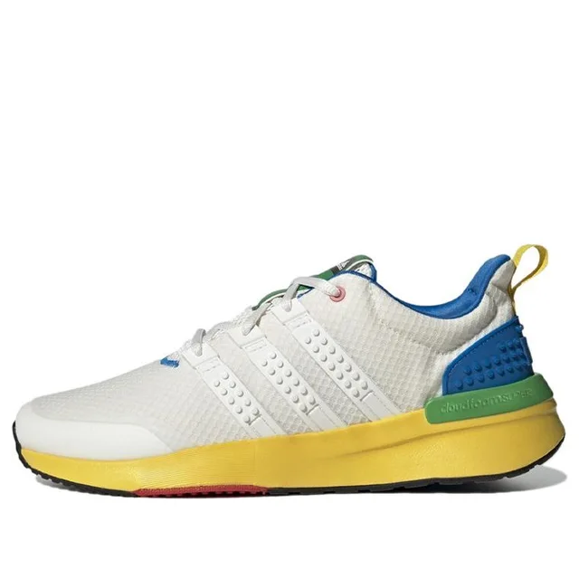 LEGO GW3680-1 adidas Racer TR21 x LEGO (White Eqt Yellow) - Men's Shoes