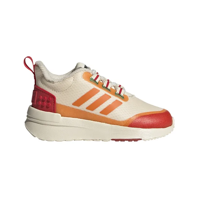 LEGO GW4003-1 adidas Racer TR I x LEGO (Ecru Tint Bahia Orange) - Kids' Shoes
