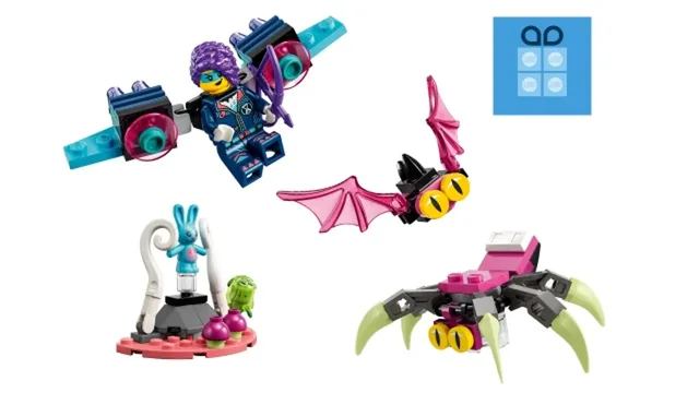 LEGO GWP-3 Zoey's Dream Jet Pack Booster and Z-Blob and Bunchu Spider Escape GWP