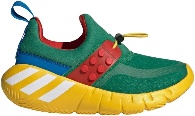 LEGO H05282-1 adidas RapidaZen J x LEGO (Core Green) - Kids' Shoes
