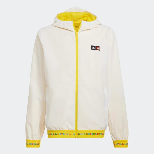 LEGO H65320-1 adidas x LEGO White Play Windbreaker