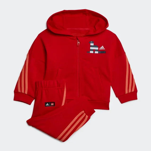 LEGO HB4464-1 adidas x Classic LEGO Red Jacket and Pant Set