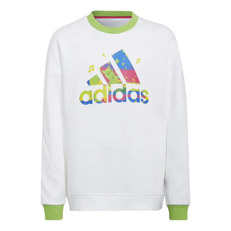 LEGO HB9877-1 adidas x LEGO VIDIYO White Crewneck Sweatshirt