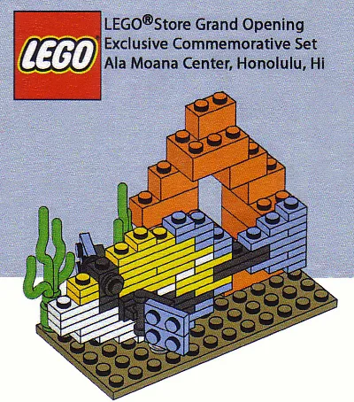 LEGO HONOLULU-1 LEGO Store Grand Opening Exclusive Set, Ala Moana Center, Honolulu, HI