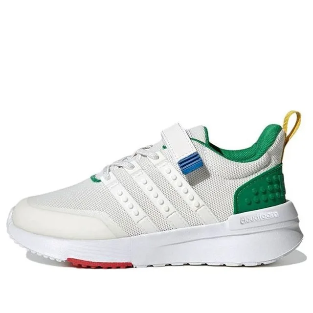 LEGO HQ1315-1 adidas Racer TR21 x LEGO (White Green) - Kids' Shoes