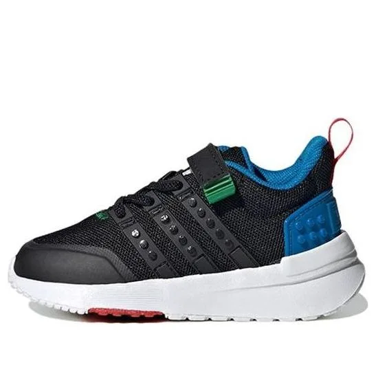 LEGO HQ1319-1 adidas Racer TR21 x LEGO (Black Shock Blue) - Infant Shoes