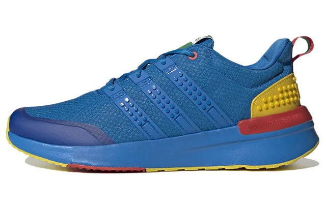 LEGO HQ8872-1 adidas Racer TR21 x LEGO (Shock Blue Yellow) - Men's Shoes