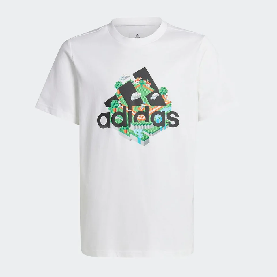 LEGO IB9155-1 adidas x LEGO White Graphic Tee