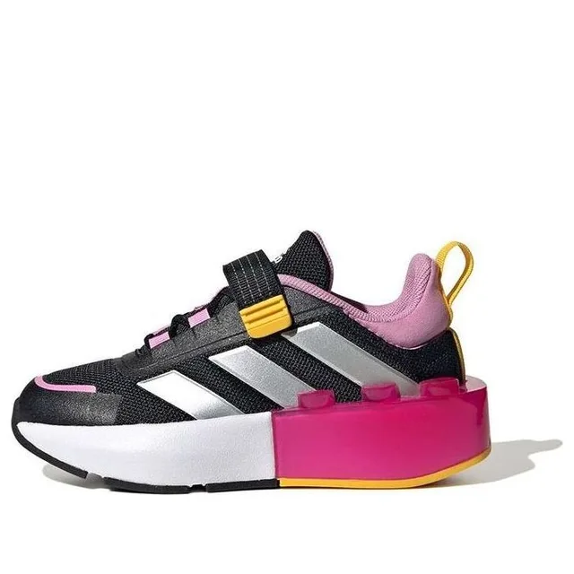 LEGO ID9525-1 adidas Tech RNR x LEGO (Black Silver Metallic) - Kids' Shoes