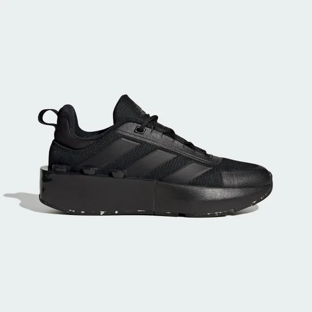 LEGO ID9528-1 adidas Tech Runner J x LEGO (Triple Black) - Kids' Shoes