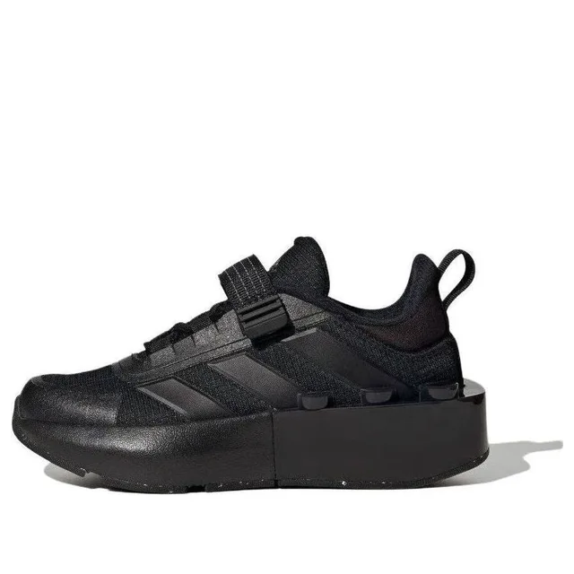 LEGO ID9529-1 adidas Tech Runner x LEGO (Triple Black) - Kids' Shoes