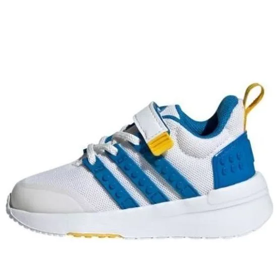 LEGO IF2891-1 adidas Racer TR21 x LEGO (White Shock Blue Yellow) - Infant Shoes