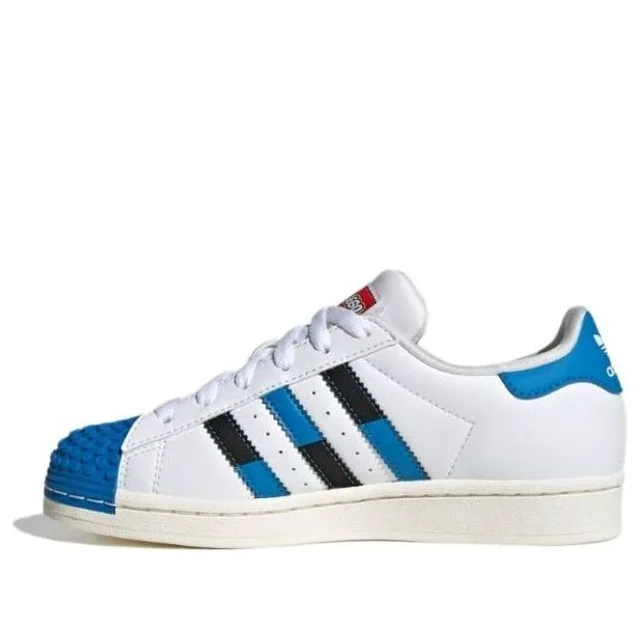 LEGO IF2909-1 adidas Superstar x LEGO (White Blue) - Kids' Shoes