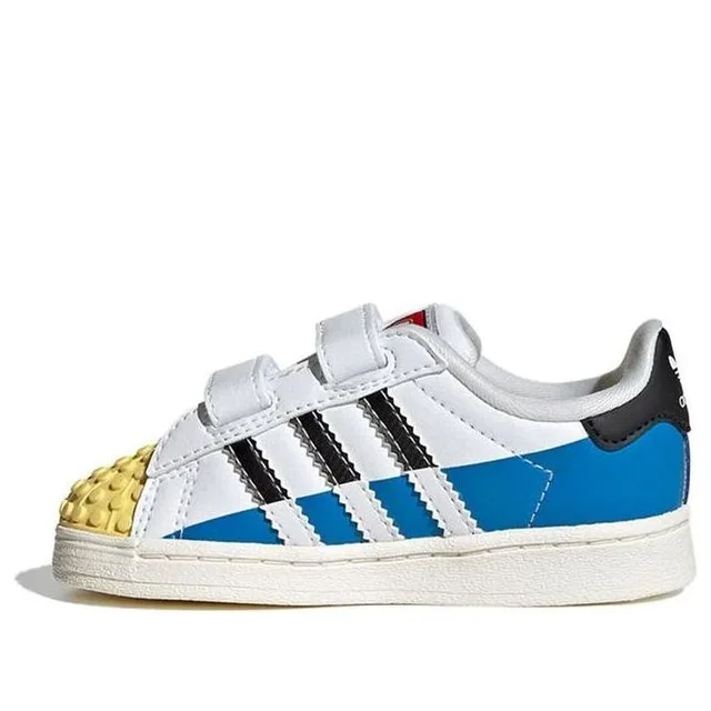 LEGO IF2913-1 adidas Superstar x LEGO (White Yellow Blue) - Infant Shoes