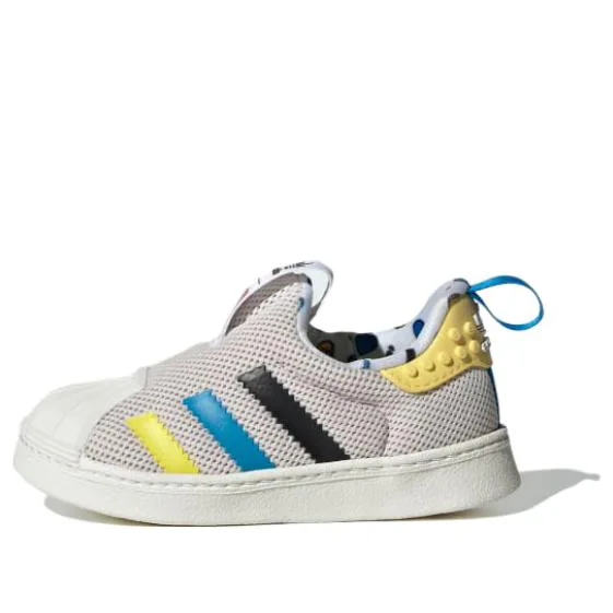 LEGO IF2918-1 adidas Superstar 360 x LEGO (Grey Bright Blue Black) - Infant Shoes