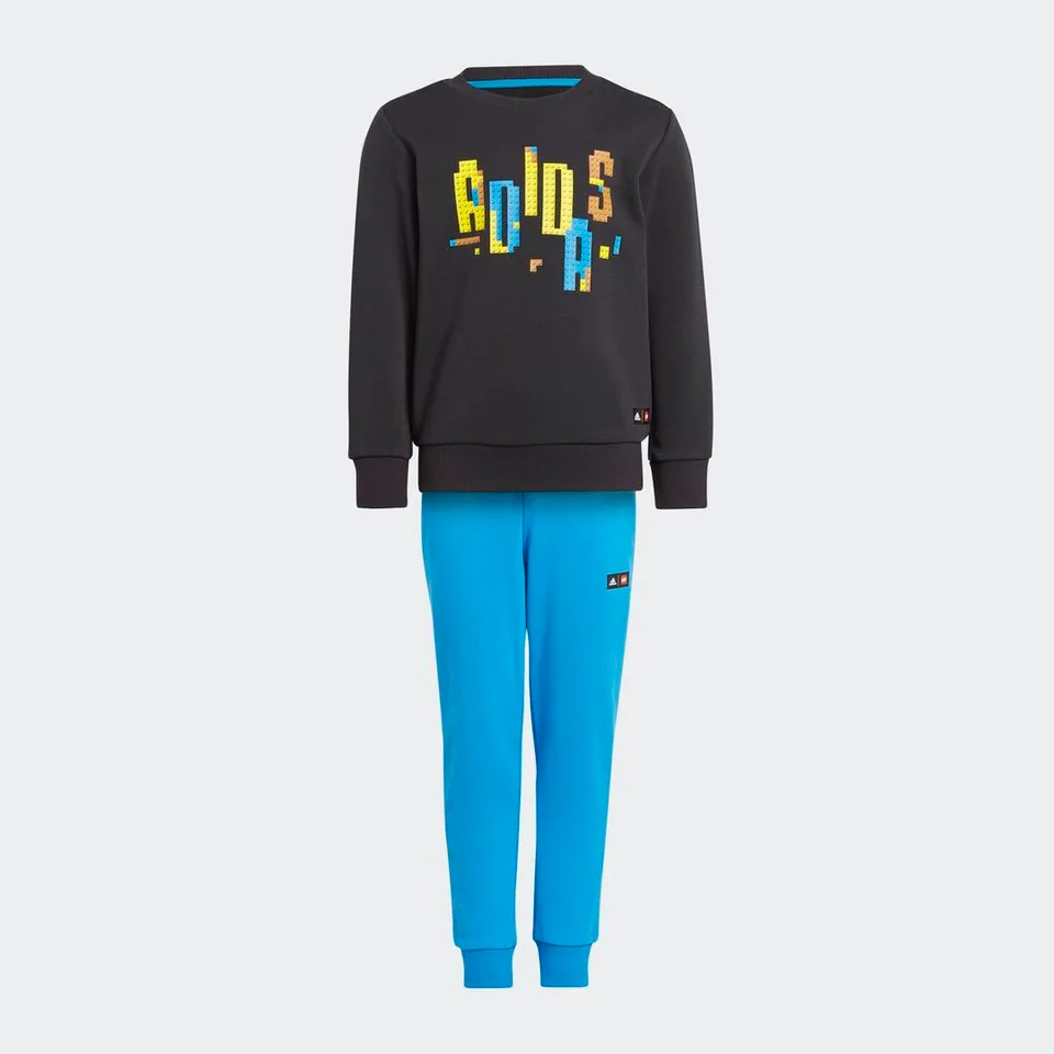 LEGO IN9106-1 adidas x Classic LEGO Black Crewneck and Pants Set