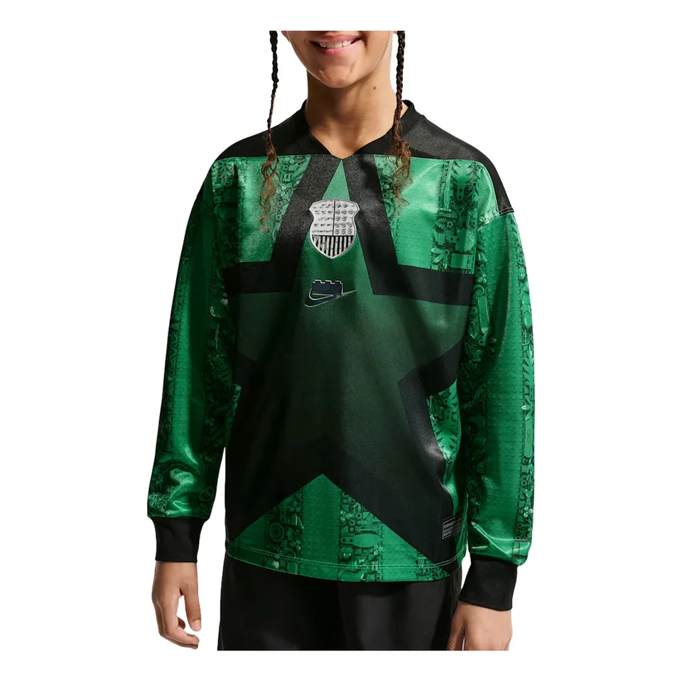 LEGO IO3128010-1 Nike x LEGO Collection Big Kids' Goalkeeper Jersey - Black
