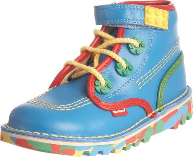LEGO KA10I0355BA2-1 Kickers Kids Kick Hike LEGO Classic Boot - Blue