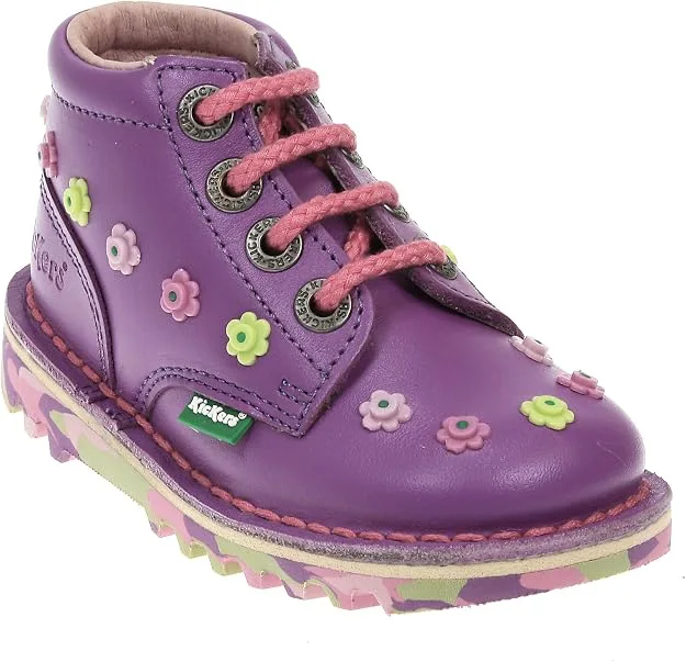 LEGO KA10I0357PA5-1 Kickers Kids Blink LEGO Classic Boot - Purple