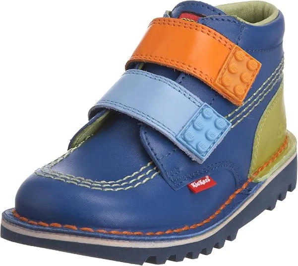 LEGO KF0001056B6E-2 Kickers Kids Strap LEGO Classic Boot - Dark Blue