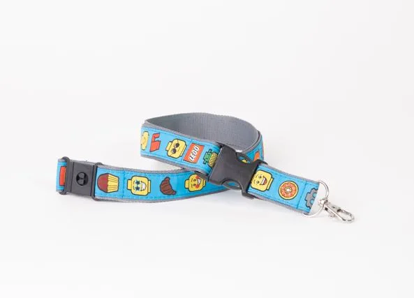 LEGO LANYARD-10 Minifigure Emoji Lanyard (Blue)