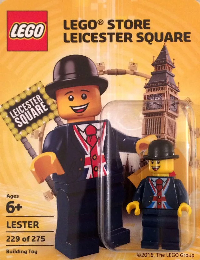 LEGO LESTER-1 Lester (LEGO Store Leicester Square Grand Opening Version)