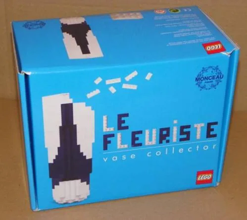 LEGO lfv3-1 Le Fleuriste Collector Vase - Monceau Fleurs Blue Chic