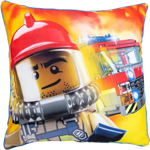 LEGO LG4OTRCU001UK-1 City Police and Fire Square Pillow