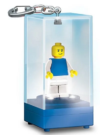 LEGO LGLKE75-1 Key Chain Light Display Case - Blue