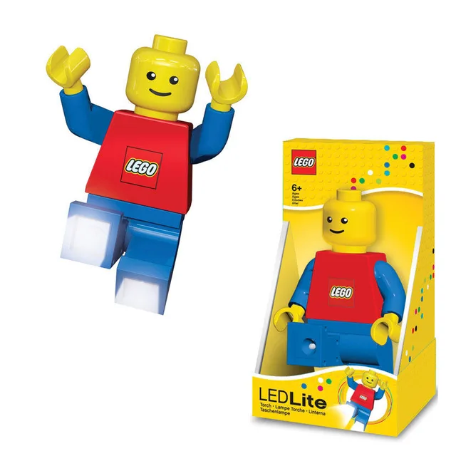 LEGO LGLTO1BT-1 Minifigure Flashlight with Red Torso, Blue Arms and Blue Legs