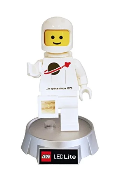 LEGO LGLTOB10-WHITE-1 Classic Spaceman Desk Lamp - White