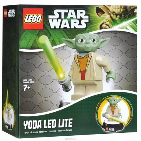 LEGO LGLTOB6-1 Yoda Desk Lamp (Trans-Bright Green Lightsaber)