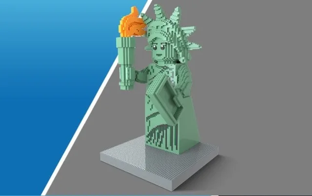 LEGO LIBERTY-1 Lady Liberty Model