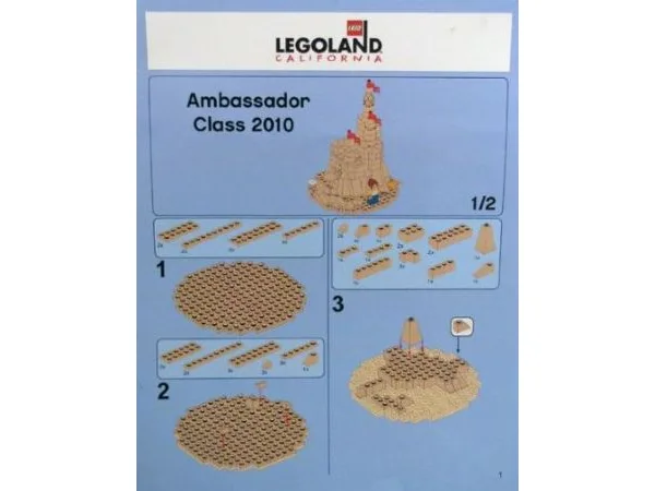 LEGO LLCA52-1 Sand Castle - Ambassador Class 2010 (LLCA Ambassador Pass Exclusive)