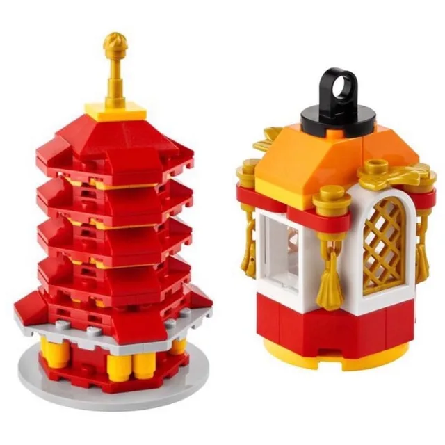LEGO LNYPAGODA-1 LNY Pagoda and LNY Lantern