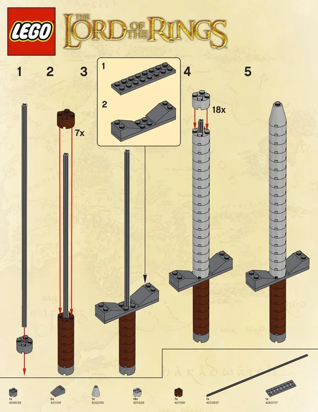 LEGO LOTRSWORD-1 Sword