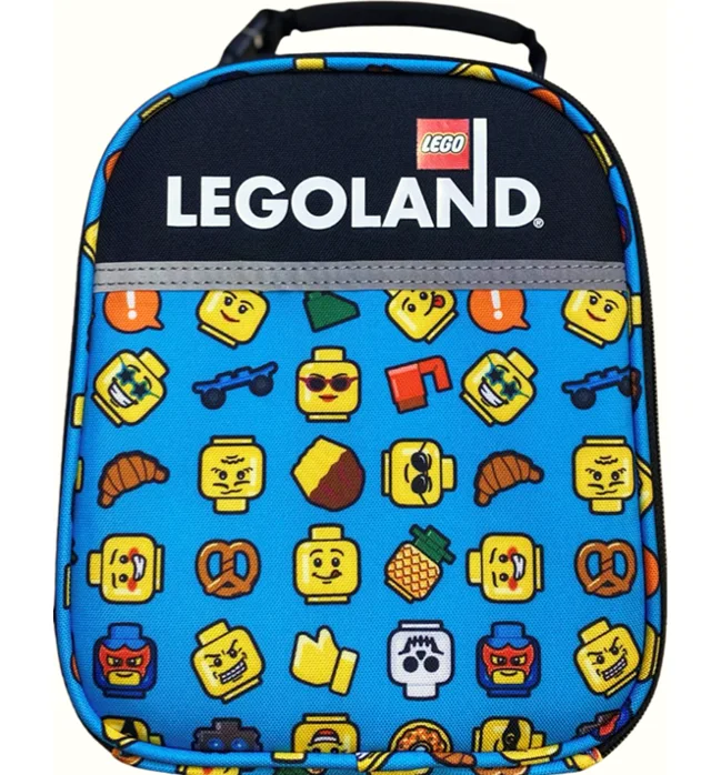 LEGO LUNCHBAG-1 Minifigure Emoji Lunch Bag (Blue)