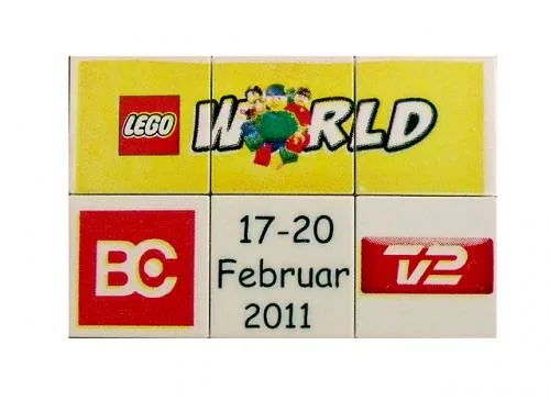 LEGO LWP04-1 LEGO World Denmark Puzzle Promo 2011