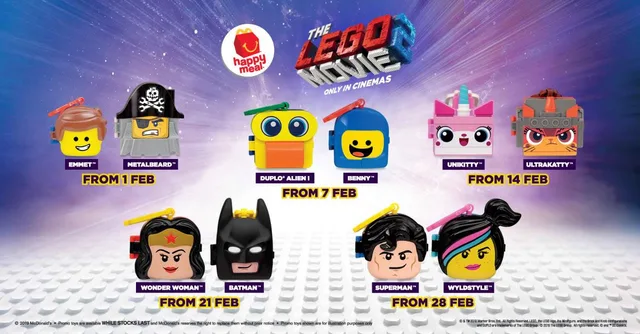 LEGO McDTLM2-14 The LEGO Movie 2 General Mayhem Happy Meal Toy