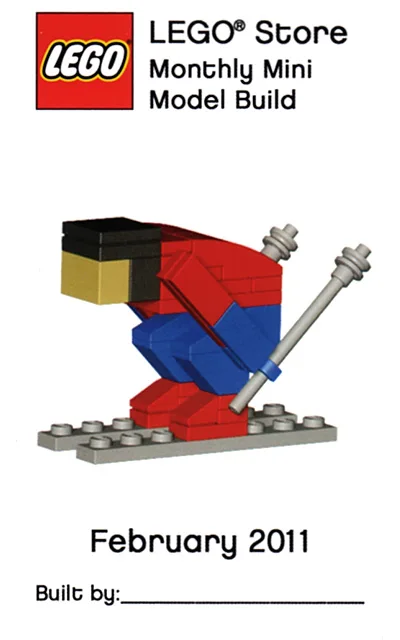 LEGO MMMB034-1 Skier