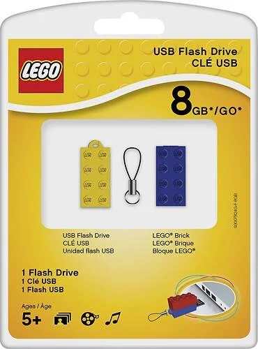 LEGO PFDI8GLEGOGE-1 Brick USB Flash Drive - 8GB