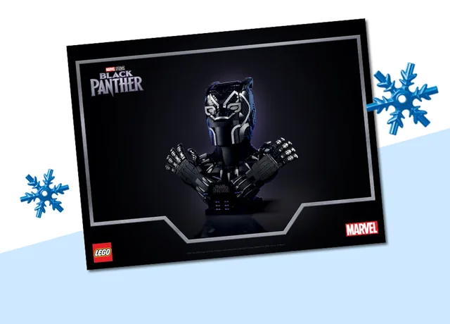 LEGO PRINT-1 Black Panther Numbered Print