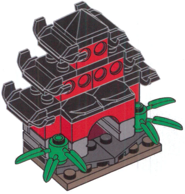 LEGO REDTEMPLE-1 Mini Temple