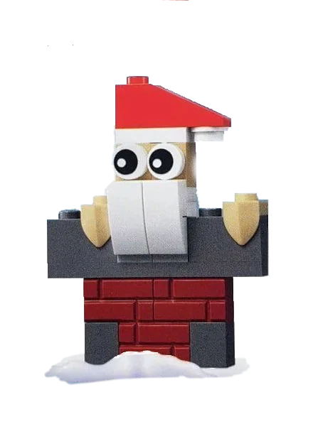 LEGO SANTACHIMNEY-1 Santa In A Chimney