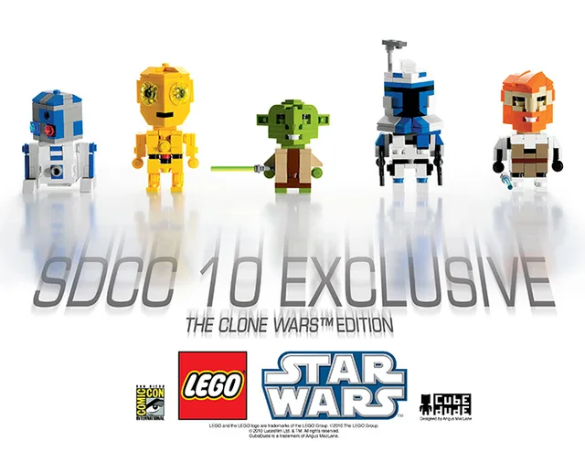 LEGO SDCC2010-1 CubeDude - The Clone Wars Edition