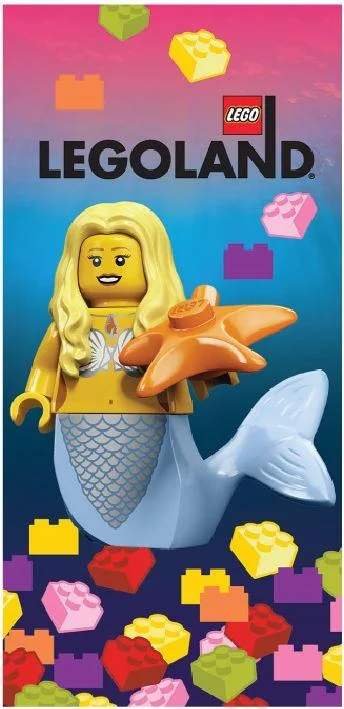 LEGO TOWEL-3 LEGOLAND Mermaid Girl Towel