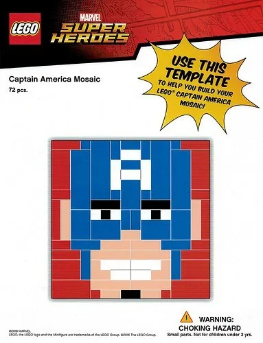 LEGO TRUCAPAM-1 Captain America Mosaic