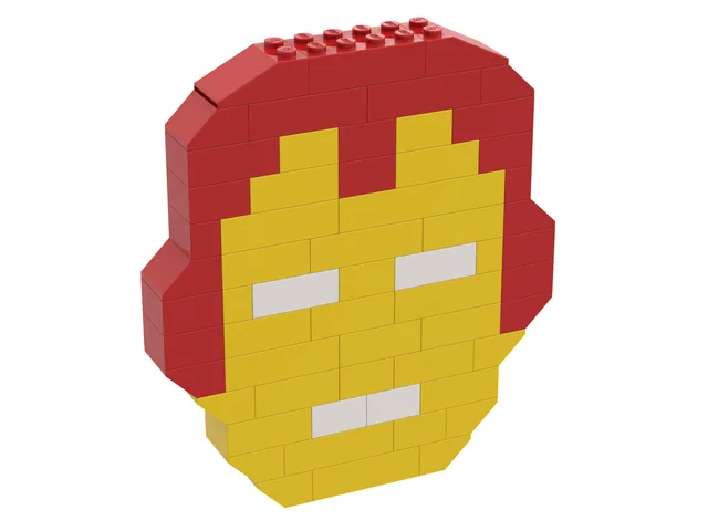 LEGO TRUIRONMAN-1 Iron Man Mosaic