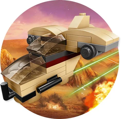 LEGO TRUWOOKIE-1 Wookie Gunship