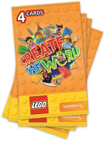 LEGO VV1164-1 Create the World Trading Cards - Random Pack (4 Cards)